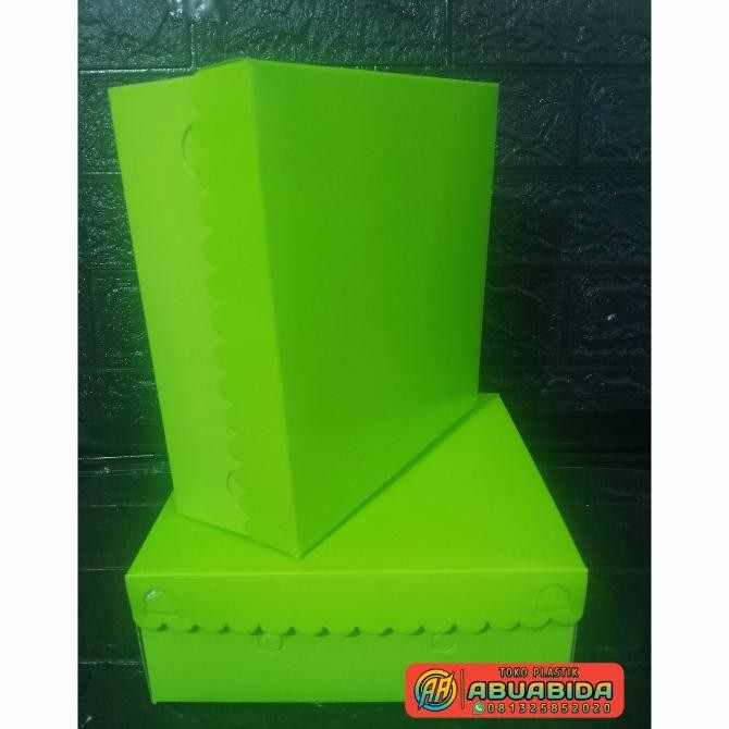 

dus nasi kotak 20 x 20 warna hijau isi 50pcs