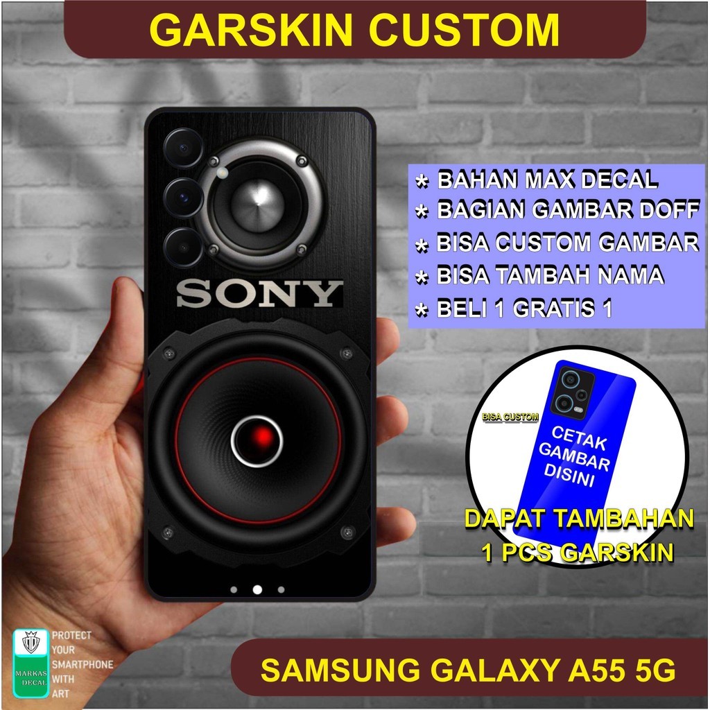 

Wrap* A55 5g Wrap Skin Stiker Garksin CUSTOM Gratis (2pcs)