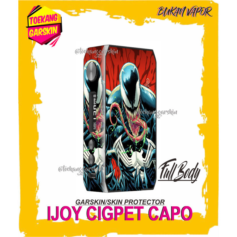 

Wrap* Cigpet Capo Venom Wrap Skin Stiker Garksin CUSTOM Gratis (2pcs)
