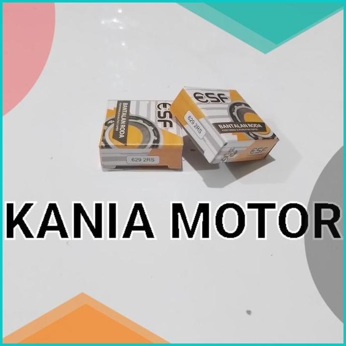 LAHER BEARING - BANTALAN RODA UKURAN 629-2RS - BARANG MERK LOKAL ESF
