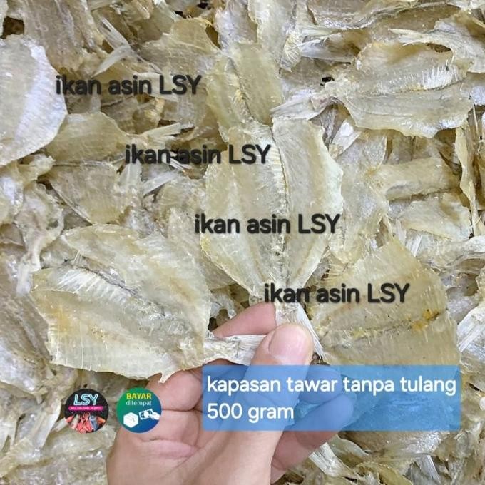

LIMITEDEDITION kapasan tawar tipis tanpa tulang 500gr