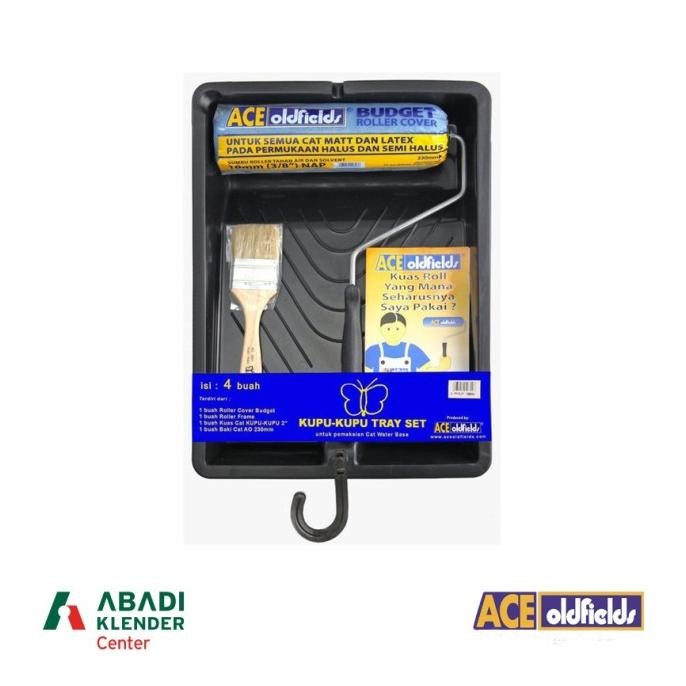 

Panting Tool Sets Kuas Kupu 2" / Kuas Roll Frame 230Mm / Baki 230Mm Ac Original Dan Terpercaya
