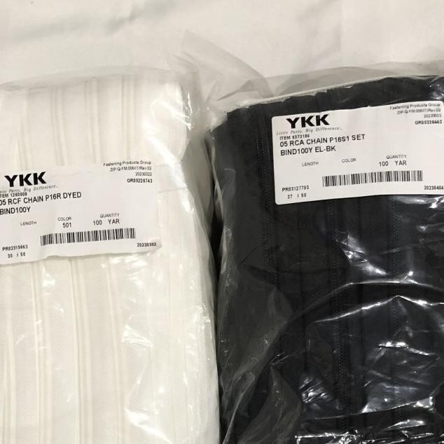 Resleting Roll Ykk No 5/ Daun Resleting | 100 Yard