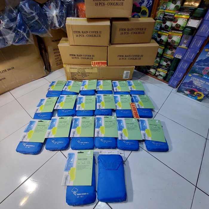 Deuter Raincover 1 2 3 Rain Cover Bag Coverbag Sarung Tas Original Genuine Part