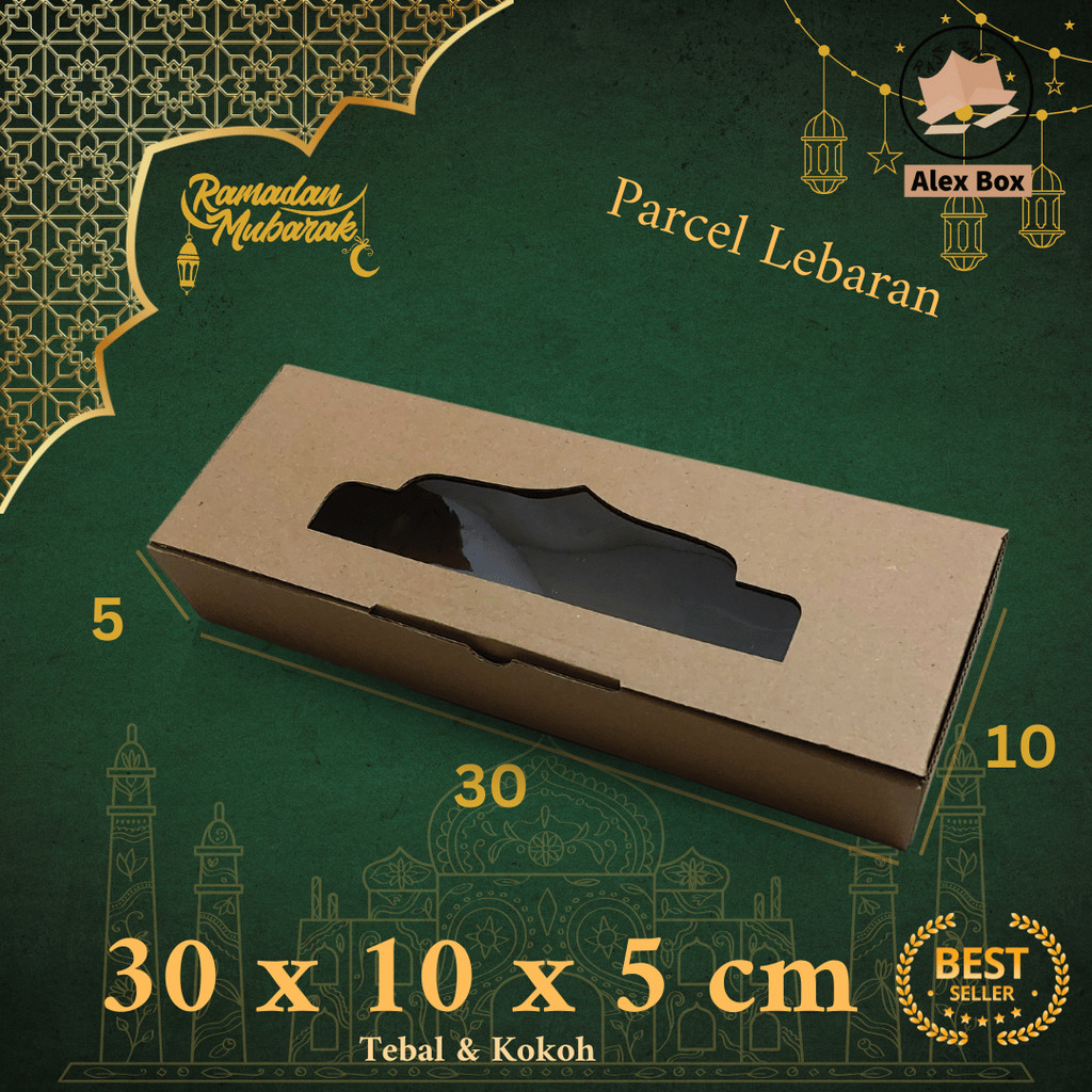 

Kardus Box Parcel Lebaran 30 x 10 x 5 cm | Model Mika | Idul Fitri, Hampers, Bingkisan, Hantaran, Kue, Diecut
