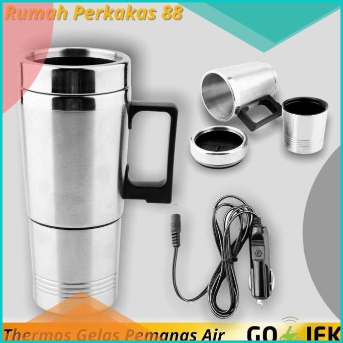 Thermos Gelas Pemanas Air Heated Car Travel Mug Elektrik Mobil Mug 07D