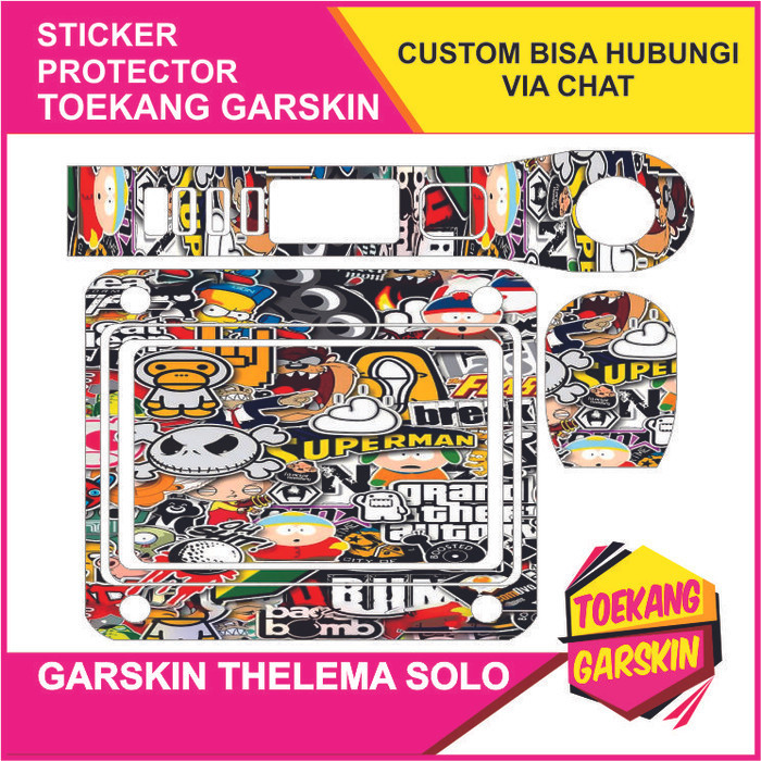

Wrap* Thelema Solo Doodle Art 003 Wrap Skin Stiker Garksin CUSTOM Gratis (2pcs)