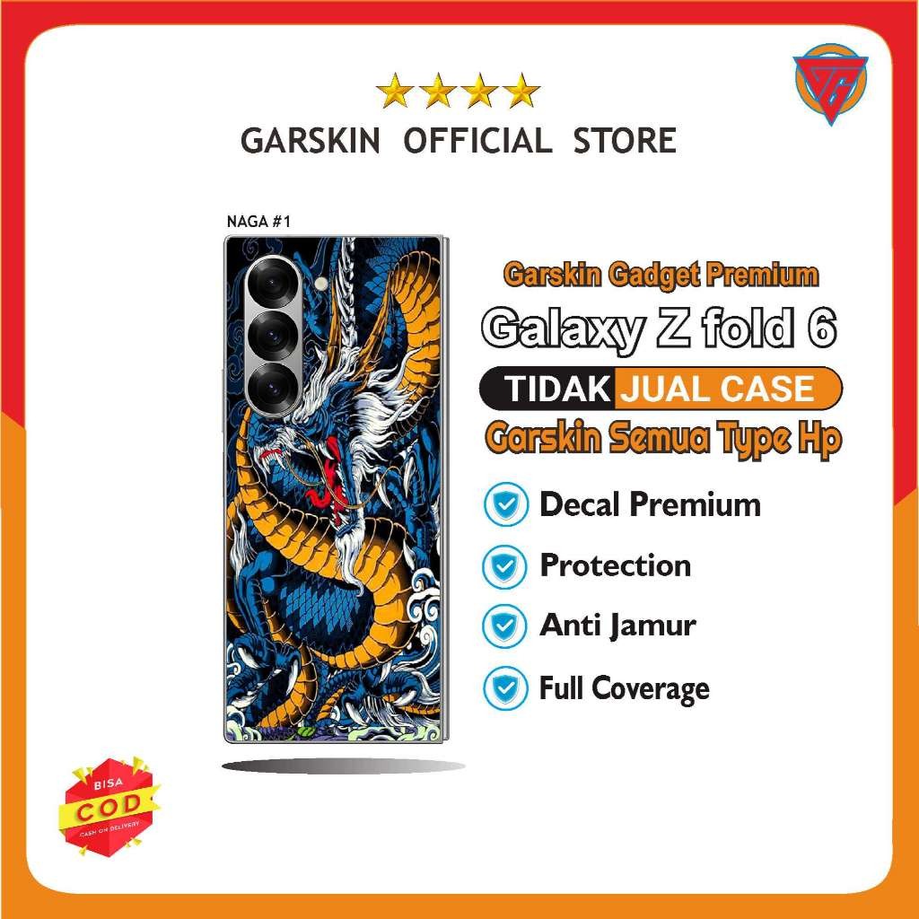 

Wrap* Galaxy Z Fold 6 Naga 2item Wrap Skin Stiker Garksin CUSTOM Gratis (2pcs)