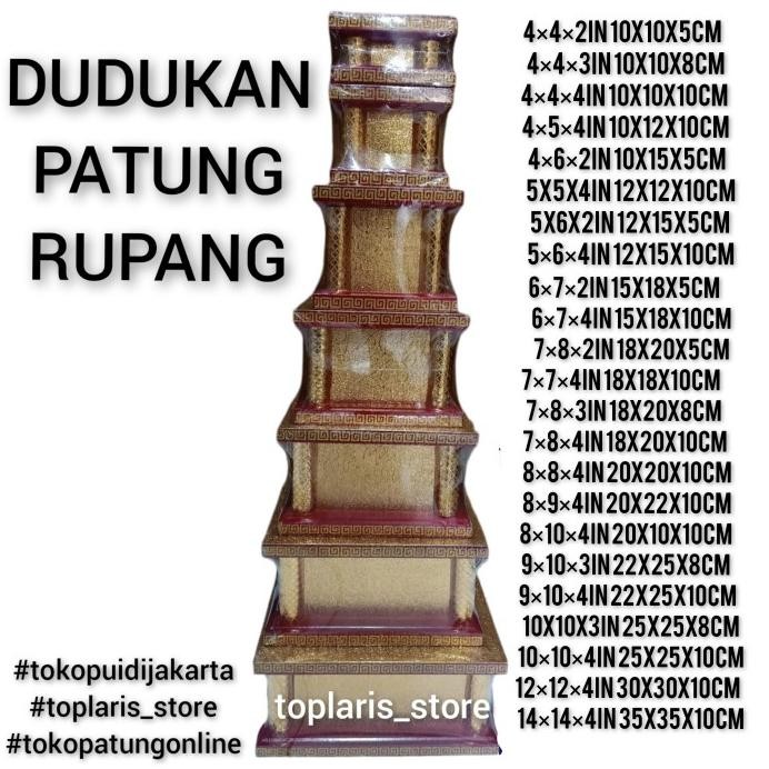 Sale Dudukan Patung Rupang Emas Uk 15X18X10
