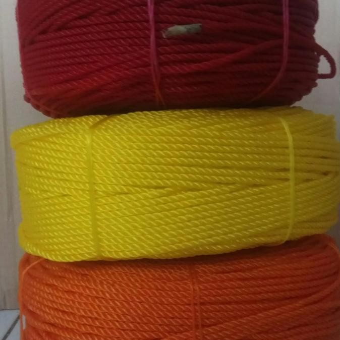 

Terlaris! Tali Tambang Nilon / Tali Tambang Plastik 4Mm (Per Roll)