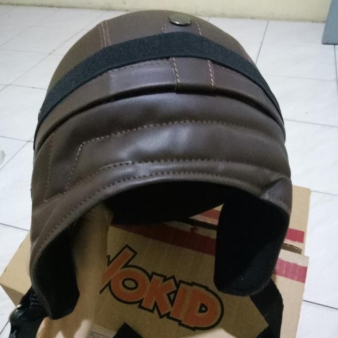 Ready HELM CLASSIC CHIPS COKLAT KULIT