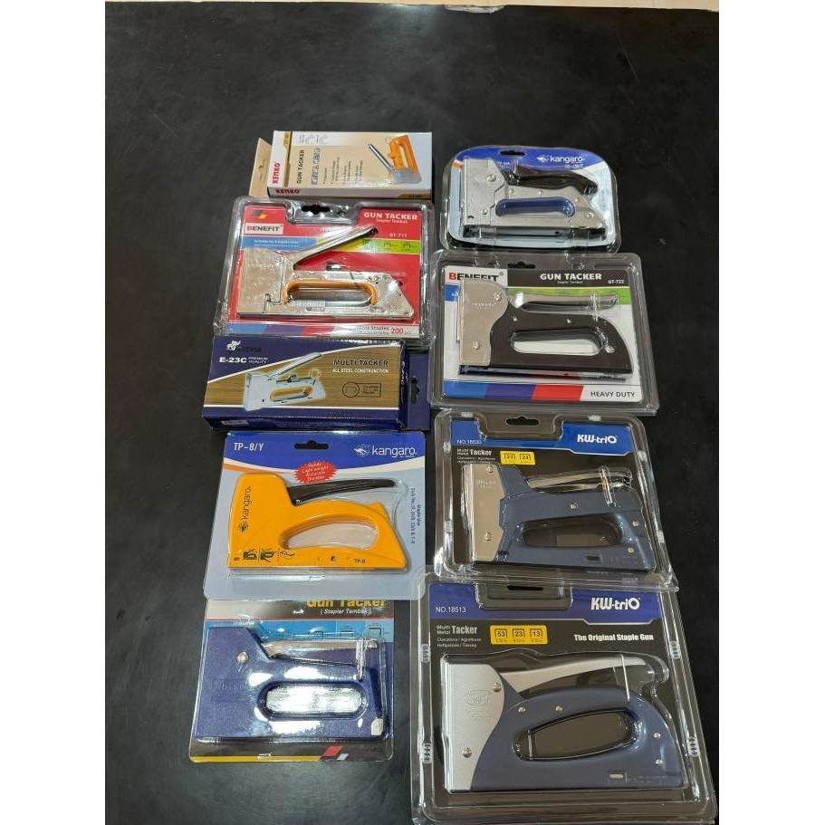 

Kw Trio Gun Tacker 18513 / Staples Tembak / Gun Tacker Besar Original Dan Terpercaya