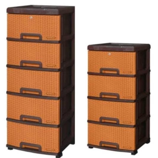 Terlaris Lemari Plastik Laci 5 Susun Contac Napoly