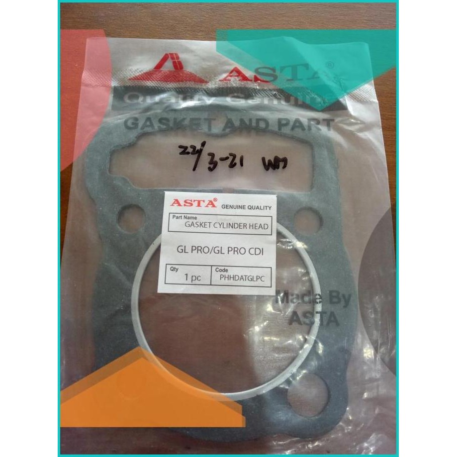 PAKING HEAD SILINDER BLOK *GL PRO / PRO CDI* ASTA , MURAH & BAGUS 07D3