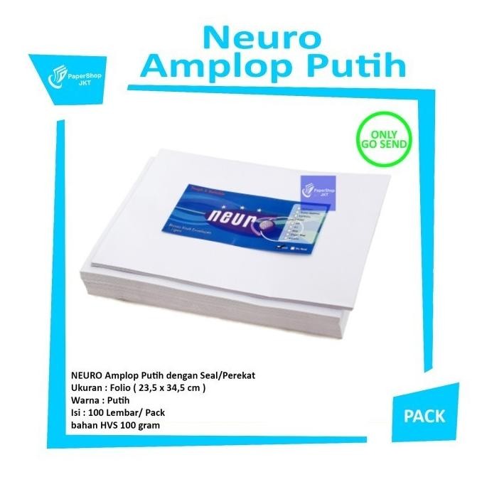 

Baru KHUSUS GOSEND!! NEURO Amplop Putih Folio SEAL