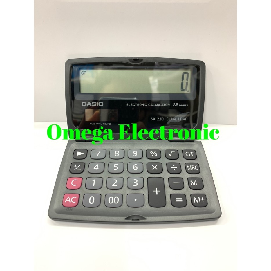 

Terbaru Casio Calculator Sx-220 - Kalkulator Saku Pocket Sx 220 Dual Leaf