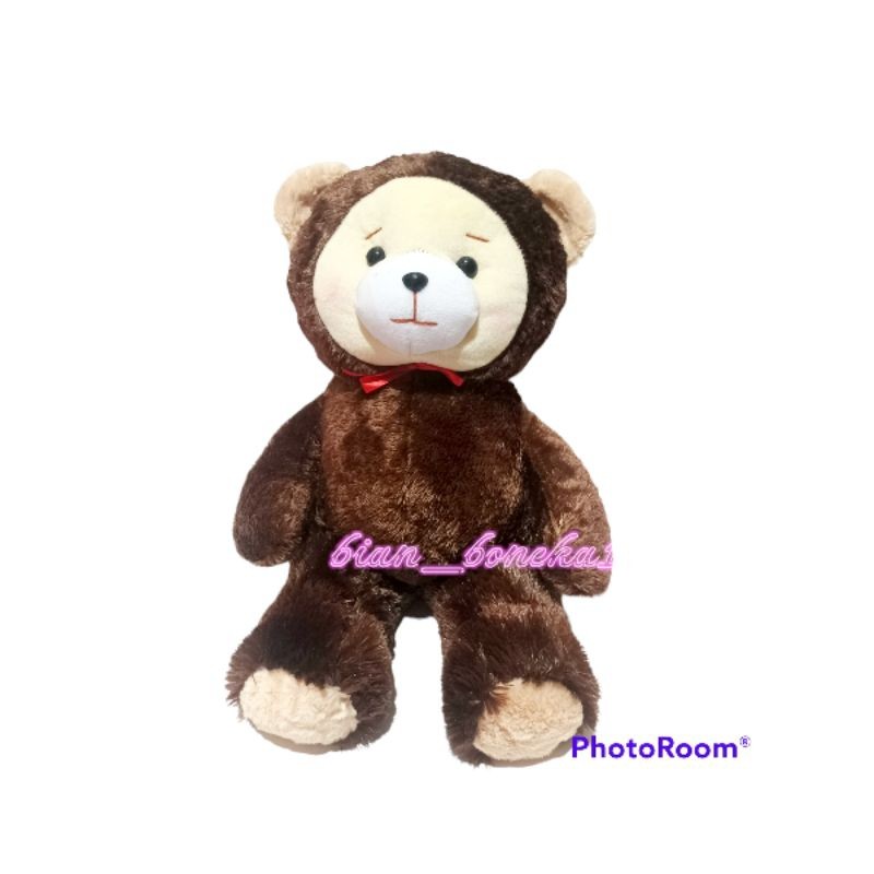 CUCI GUDANG  BANTAL & BONEKA TERMURAH Boneka teddy bear choco Ruby rainbow tinggi 50cm bahan bulu