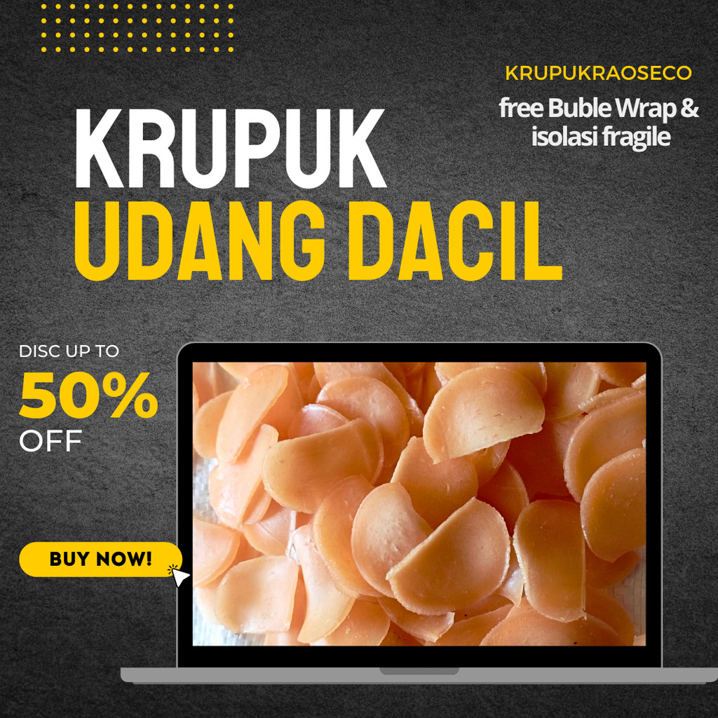 

Krupuk Udang Mentah Dacil