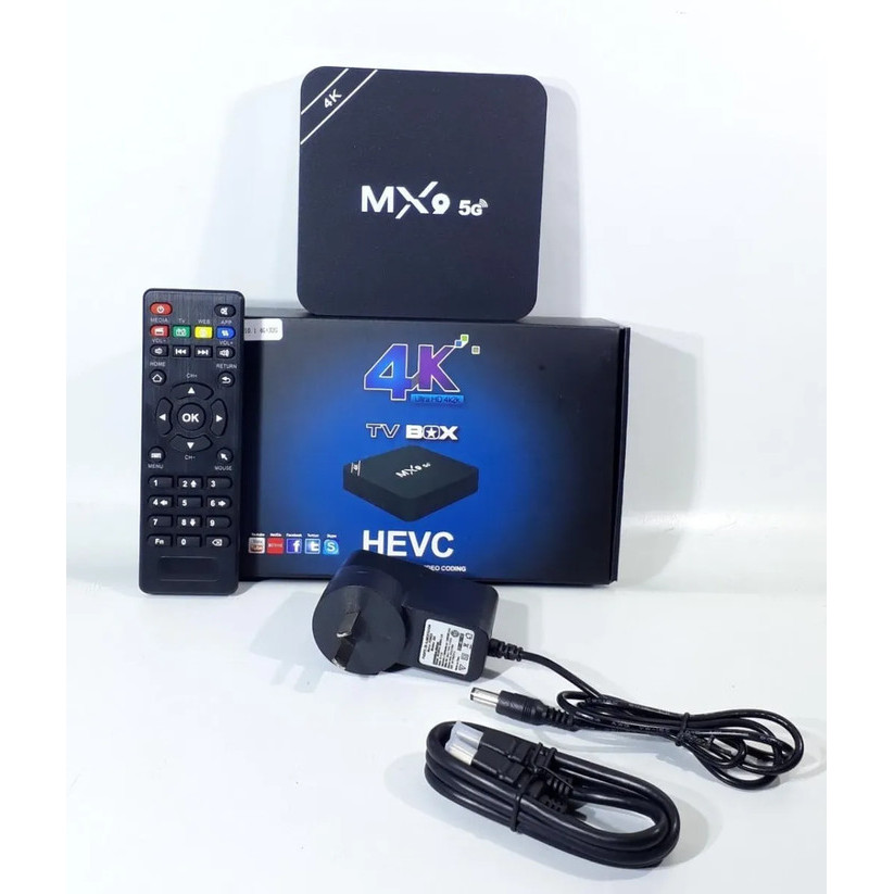 Android Tv Box Mxq-Pro 4K Smart Tv Box Media Player - Mx9 Hevc 2Gb