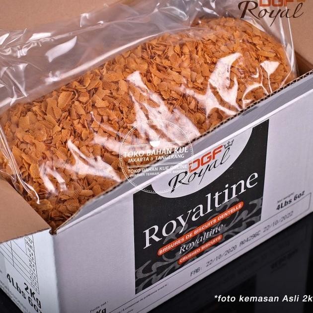 

Dgf La Royaltine 250Gr Crunchy Flae Bicuit Waffle Crunch Topg