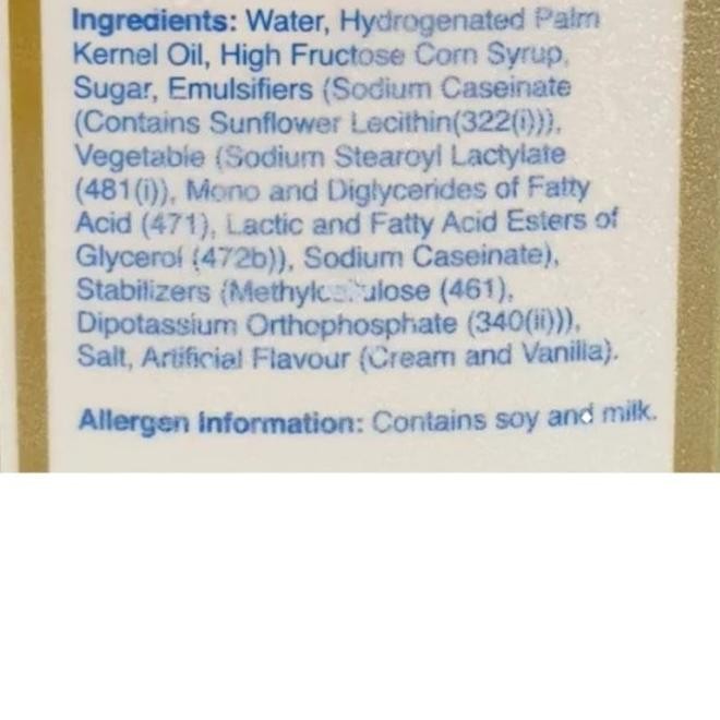 

Hine Road Non Dairy Whipg Cream 1L Topg Nabati Halal