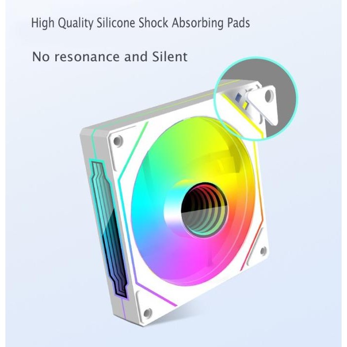 Terupdate Coolmoon Fan Casing Hifrost Prism 5Pro Argb Pwm 12Cm Neo
