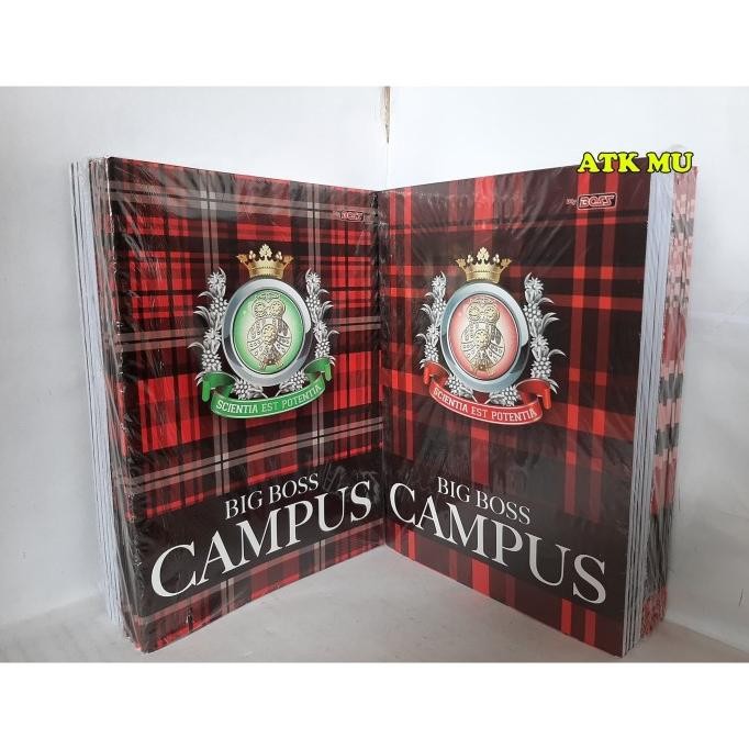 

BUKU TULIS BOXY CAMPUS BIG BOSS 50 LEMBAR 1 PAK ISI 10 BUKU