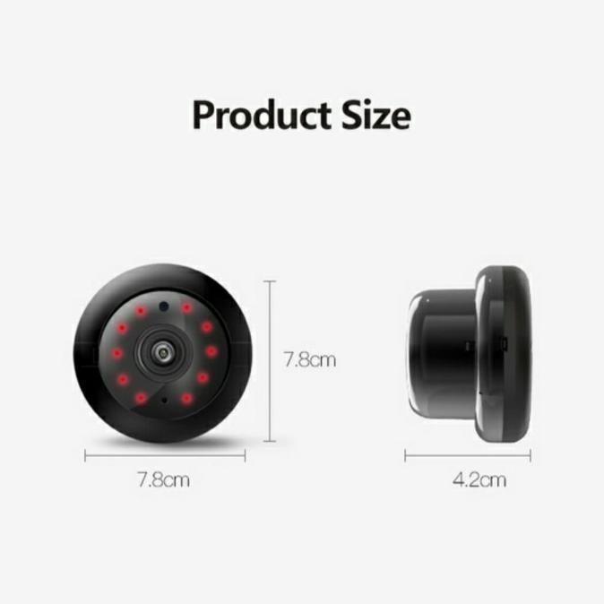 IP CAM KAMERA CCTV MINI WIFI SPY KAMERA IP HD 1080P WIRELESS HIDDEN