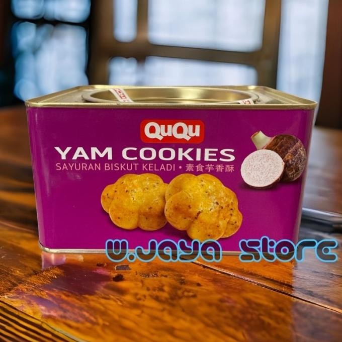 

Ququ Green Pea | Yam | Peanut Cookies 700G Stok Terbatas