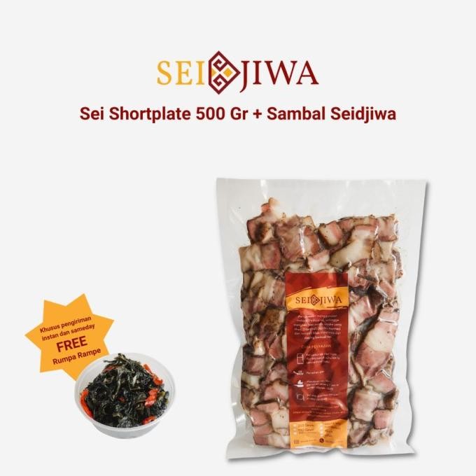 

Sei Sapi Shortplate ( Berlemak ) 500 Gram + Sambal Seidjiwa Stok Terbatas