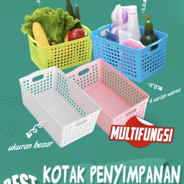 

261-Keranjang Serbaguna Penyimpanan/Box Storage/Container Garnet Murah