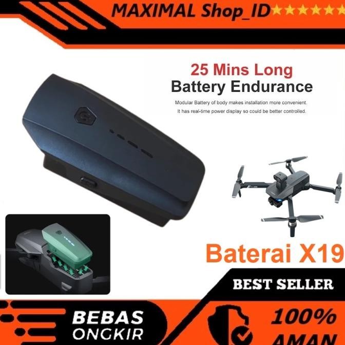 Battery Drone Jjrc X19 Pro 7.4V 2200Mah Baterai Drone Original Original Terlaris