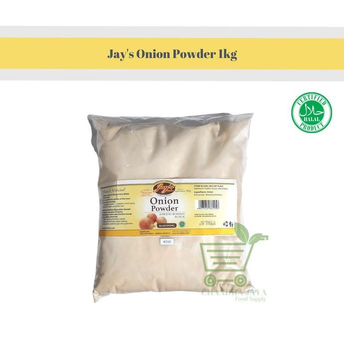 

Jays Onion Powder 1Kg - Bawang Bombay Bubuk Stok Terbatas