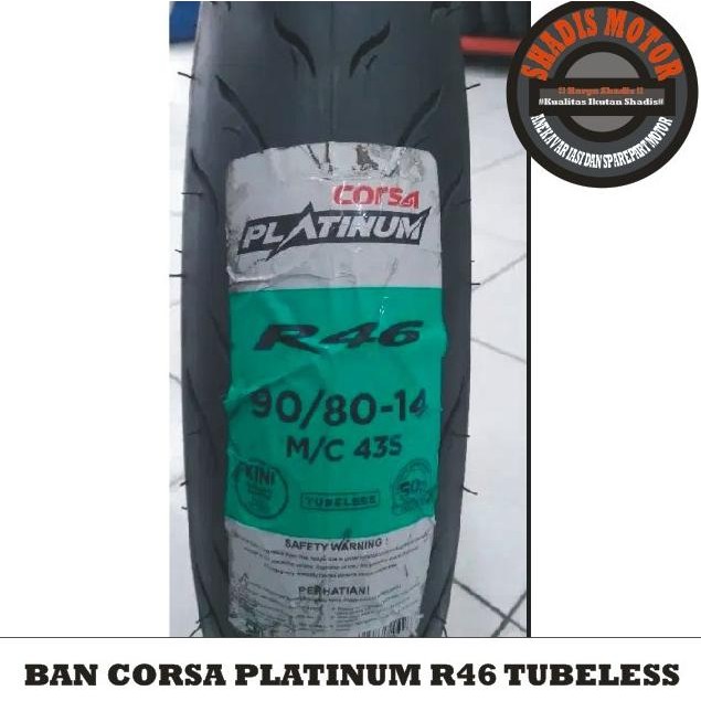 Sale Ban Corsa Tubeless R46 90/80 Ring 14