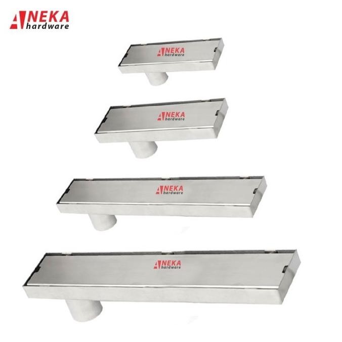 Floor Drain Saringan Air Panjang Minimalis Lubang Samping