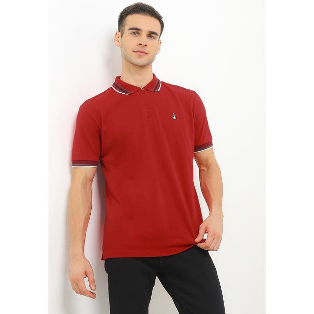 Hush Puppies Kaos Polo Pria Ginova Red