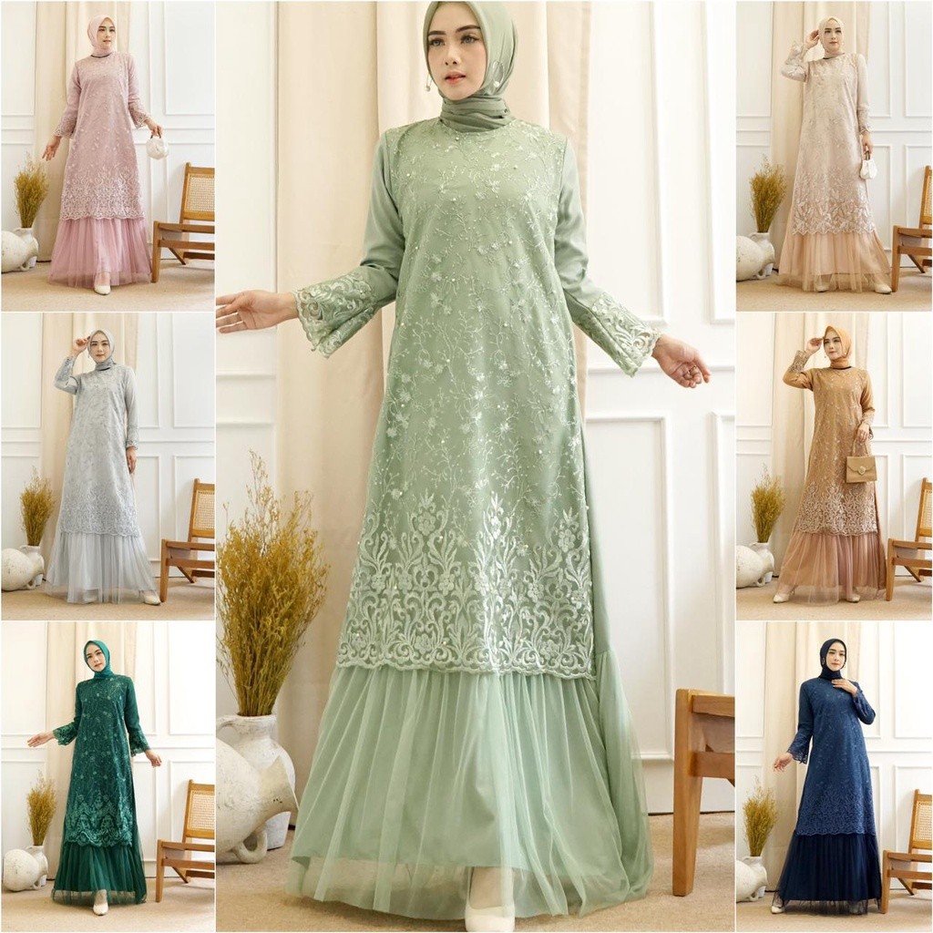 Gmis Syar'I Casual Premium Elegan Ori Baju Gami Terbaru 2025 Bju Perempuan Gahmis Maxy Games Termura