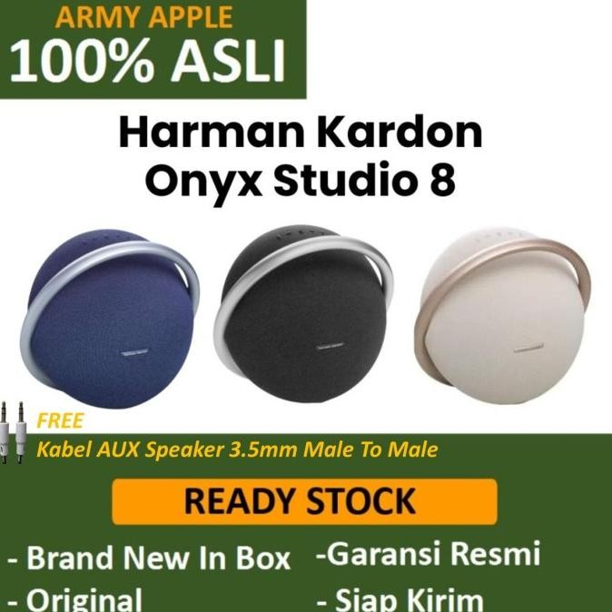Harman Kardon Onyx Studio 8 Speaker Portable Bluetooth Onyx 8 Original Terlaris