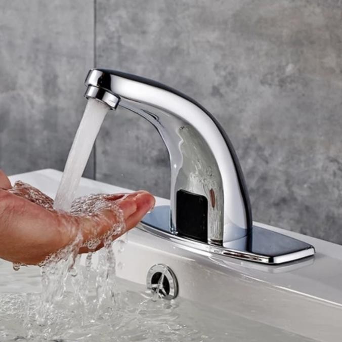 KRAN SINK SENSOR OTOMATIS FLUSSO / KRAN WASTAFEL SENSOR OTOMATIS