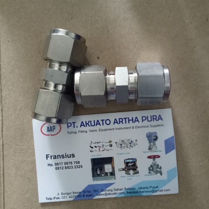 Union Connector 1/2 in od, DK-lok