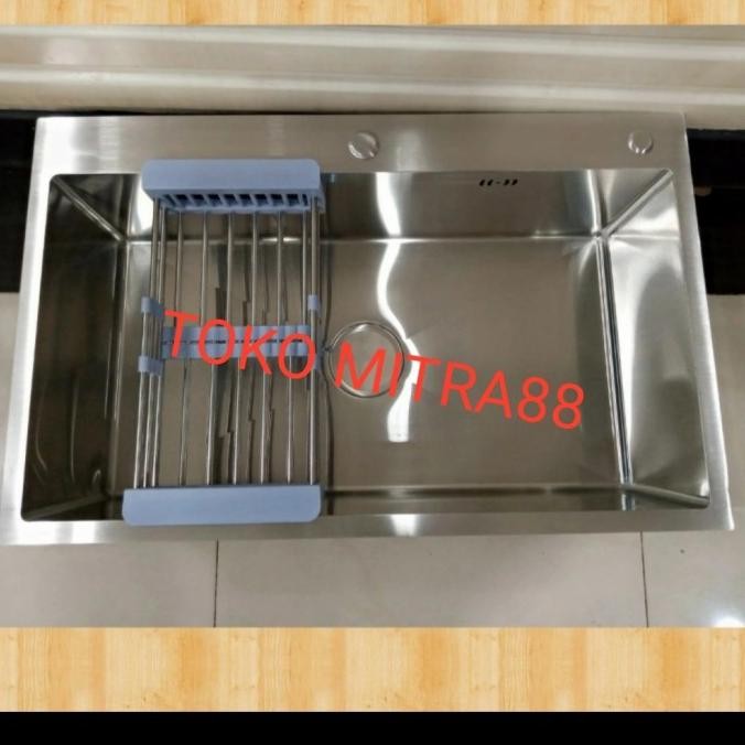 

PROMO KITCHEN SINK VALPRA 7545 KOMPLIT SET KRAN TARIK PANAS DINGIN