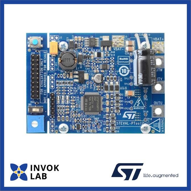 

PROMO STMICROELECTRONICS STEVAL-PTOOL2V1 REFERENCE DESIGN BOARD STMICROELECTRONICS STSPIN32F0252, 3 PHASE BLDC MOTOR CONTROLLER