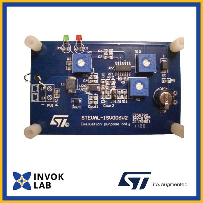 

PROMO STMICROELECTRONICS STEVAL-ISV006V2 DEMONSTRATION BOARD 5W SOLAR BATTERY CHARGER WITH EMBEDDED MPPT BASED ON THE SPV1040