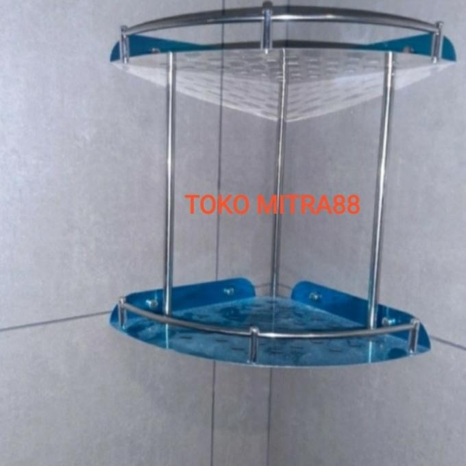 

PROMO RAK SUDUT STAINLESS 2 SUSUN