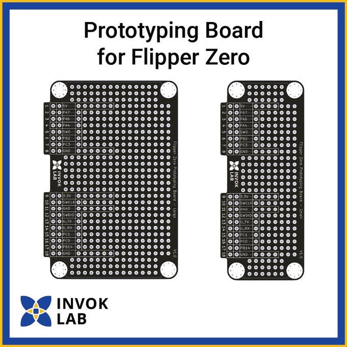 

PROMO FLIPPER ZERO PROTOTYPING BOARD BY INVOK LAB