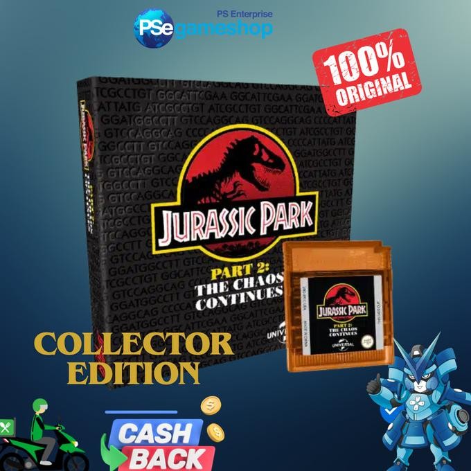 

PROMO JURASSIC PARK PART 2 THE CHAOS CONTINUES COLLECTOR EDITION / GAMEBOY