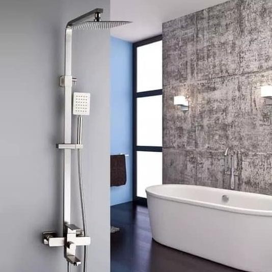 

PROMO SHOWER TIANG COLUMN PANAS DINGIN STAINLEES SUS --304 KOTAK MODEL TOTO