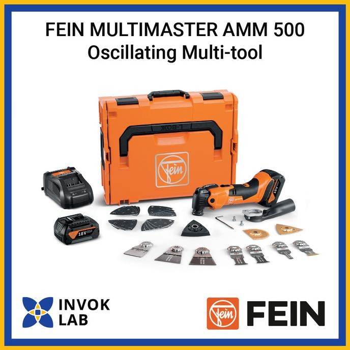 

PROMO FEIN MULTIMASTER AMM 500 PLUS TOP AS CORDLESS OSCILLATING MULTITOOL