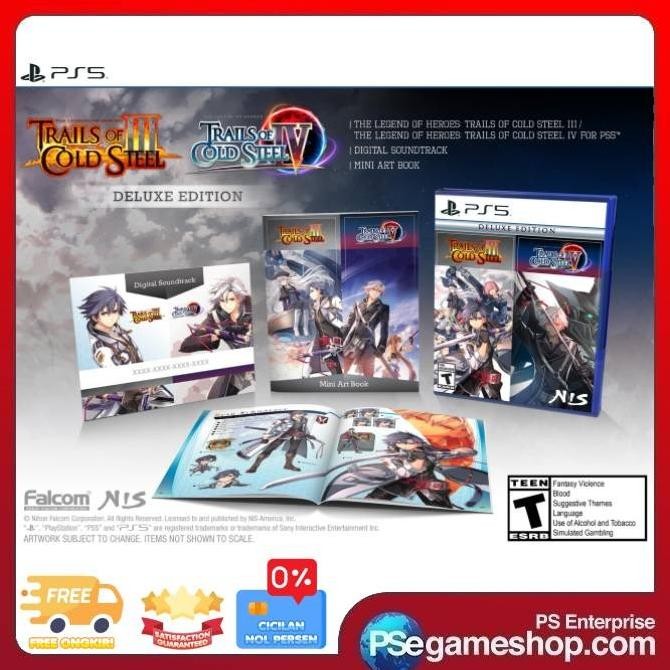 

PROMO PS5 THE LEGEND OF HEROES TRAILS OF COLD STEEL III & COLD STEEL IV