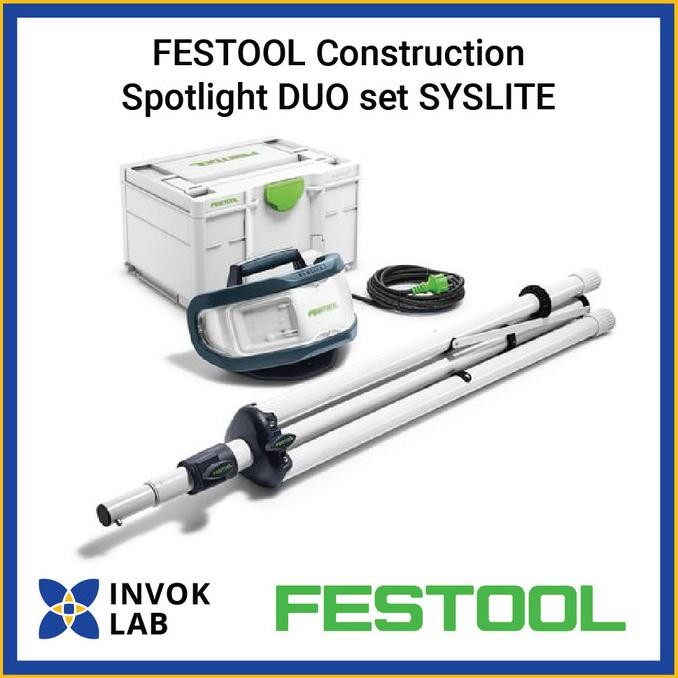 

PROMO FESTOOL CONSTRUCTION SPOTLIGHT DUO SET SYSLITE